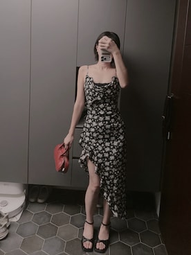「PEACH JOHN（ピーチジョン）のアイテム」を使った、Hannahさん（レディース・168cm）の春コーディネート