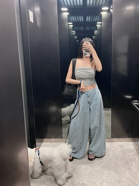 「Teva（テバ）のアイテム」を使った、Hannahさん（レディース・168cm）の秋コーディネート