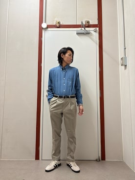 「デニムシャツ」｜mune15さん（メンズ・169cm）の夏コーディネート