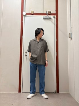 「オープンカラー」｜mune15さん（メンズ・169cm）の夏コーディネート