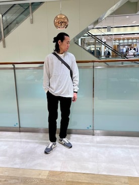 「YAKPAK（ヤックパック）の『別注』YAKPAK×DOORS　SHOULDER BAG（ショルダーバッグ）」を使った、mune15さん（メンズ・169cm）の夏コーディネート