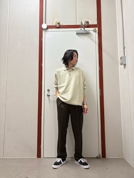 「アイテム（ポロシャツ）」を使った、mune15さん（メンズ・169cm・30代）の秋コーディネート