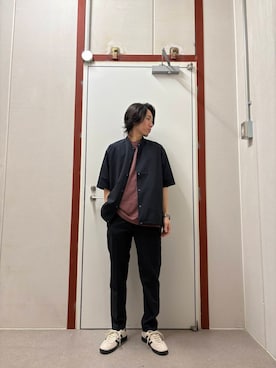 「セットアップ」｜「アイテム（ブルゾン）」を使った、mune15さん（メンズ・169cm）の夏コーディネート