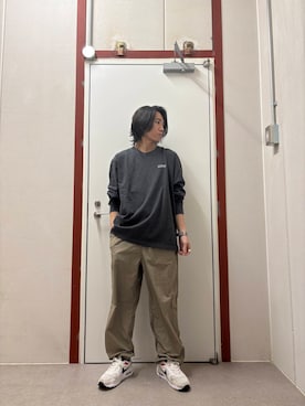 「ナイロンパンツ」｜mune15さん（メンズ・169cm）の夏コーディネート