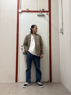 「アイテム（ダウンジャケット/コート）」を使った、mune15さん（メンズ・169cm）の秋コーディネート