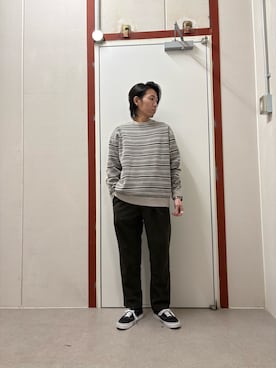 「アイテム（トップス）」を使った、mune15さん（メンズ・169cm・30代）の冬コーディネート