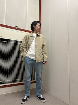 「Snow Peak（スノーピーク）のアイテム」を使った、mune15さん（メンズ・169cm）の春コーディネート