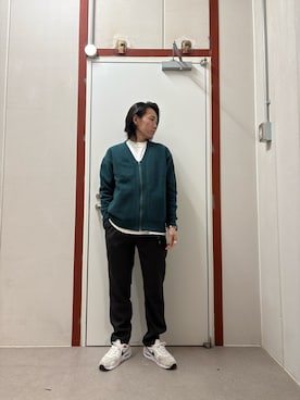 「アイテム（カーディガン/ボレロ）」を使った、mune15さん（メンズ・169cm）の秋コーディネート