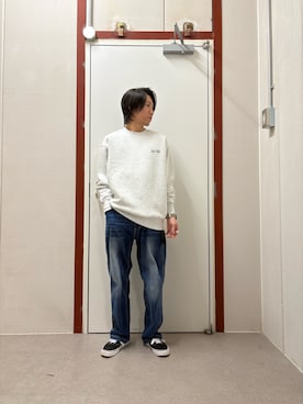 「アイテム（スウェット）」を使った、mune15さん（メンズ・169cm・30代）の秋コーディネート