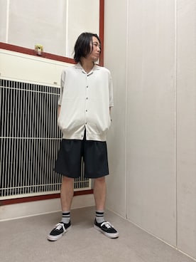 「URBAN RESEARCH DOORS（アーバンリサーチドアーズ）の『UR TECH』 サマシェア ニットカーディガン（カーディガン/ボレロ、ベージュ系）」を使った、mune15さん（メンズ・169cm）の春コーディネート