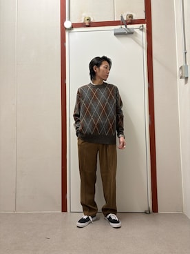 「アイテム（トップス）」を使った、mune15さん（メンズ・169cm・30代）の冬コーディネート