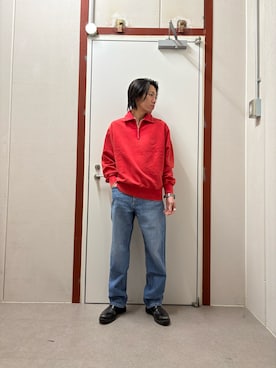 「アイテム（スウェット）」を使った、mune15さん（メンズ・169cm）の秋コーディネート