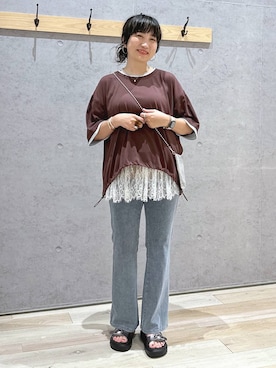 haru.さん(レディース・160cm)の夏コーディネート