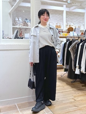 「アイテム（その他アウター）」を使った、haru.さん（レディース・160cm・30代）の秋コーディネート