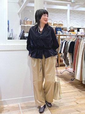 「アイテム（バングル/リストバンド）」を使った、haru.さん（レディース・160cm・30代）の夏コーディネート