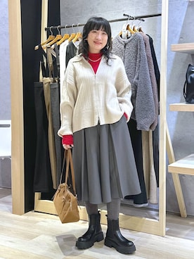 haru.さん（レディース・160cm）の冬コーディネート