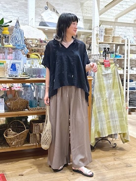 「アイテム（バングル/リストバンド）」を使った、haru.さん（レディース・160cm・30代）の秋コーディネート