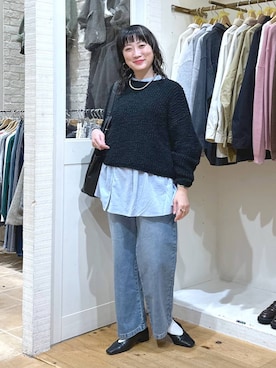 「アイテム（ピアス（両耳用））」を使った、haru.さん（レディース・160cm・30代）の秋コーディネート