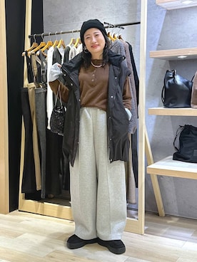 「アイテム（その他シューズ）」を使った、haru.さん（レディース・160cm・30代）の冬コーディネート