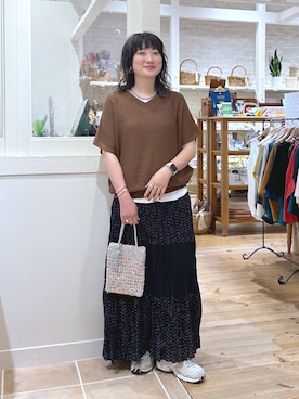 「アイテム（タンクトップ）」を使った、haru.さん（レディース・160cm・30代）の夏コーディネート