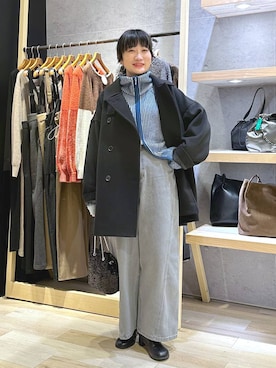 「アイテム（ピアス（両耳用））」を使った、haru.さん（レディース・160cm・30代）の冬コーディネート