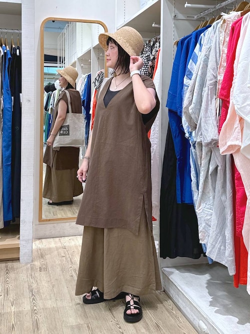 セール】【daily CLIP】リネンBIGマルシェバッグ（エコバッグ/サブ