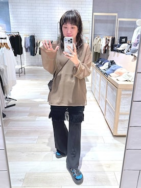 「studio CLIP（スタディオクリップ）のアイテム（シューズ）」を使った、haru.さん（レディース・160cm）の春コーディネート