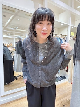 「アイテム（バングル/リストバンド）」を使った、haru.さん（レディース・160cm・30代）の秋コーディネート