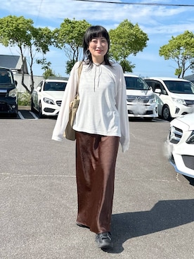 「アイテム（エコバッグ/サブバッグ）」を使った、haru.さん（レディース・160cm）の秋コーディネート