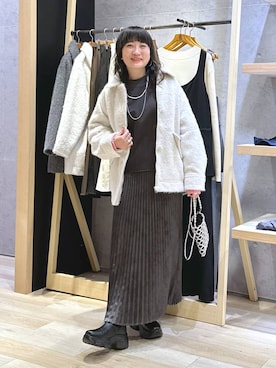 haru.さん(レディース・160cm)の冬コーディネート