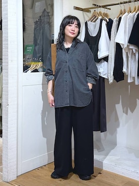 「アイテム（バングル/リストバンド）」を使った、haru.さん（レディース・160cm・30代）の秋コーディネート