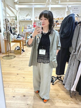 「LEPSIM（レプシィム）のアイテム」を使った、haru.さん（レディース・160cm）の夏コーディネート