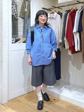 「アイテム（イエロー系）」を使った、haru.さん（レディース・160cm・30代）の秋コーディネート