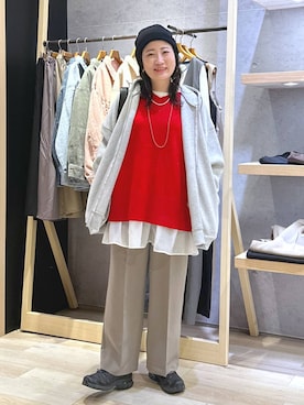 haru.さん（レディース・160cm）の冬コーディネート