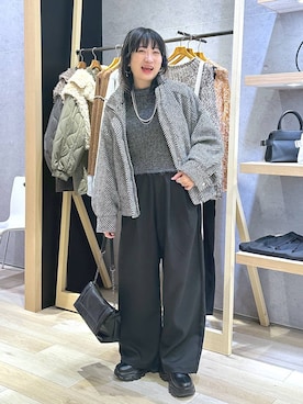 haru.さん（レディース・160cm）の冬コーディネート