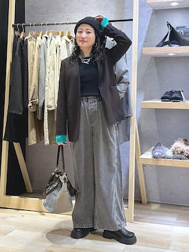 haru.さん(レディース・160cm)の冬コーディネート