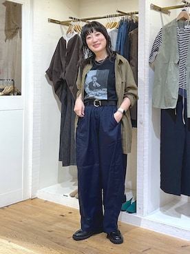 「アイテム（その他アウター）」を使った、haru.さん（レディース・160cm）の夏コーディネート