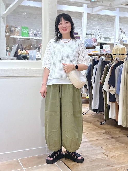 ブラウス シャツ 「natural by clip」カットワークレイヤードブラウス レディース studio CLIP｜《natural by clip》カットワークレイヤード