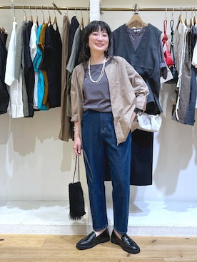 「アイテム（ネックレス）」を使った、haru.さん（レディース・160cm・30代）の夏コーディネート