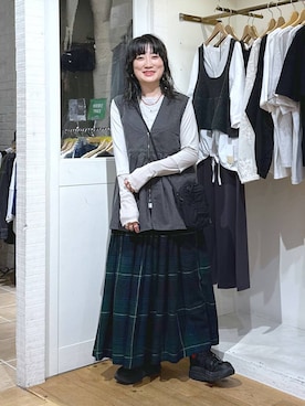 「アイテム（財布）」を使った、haru.さん（レディース・160cm）の秋コーディネート