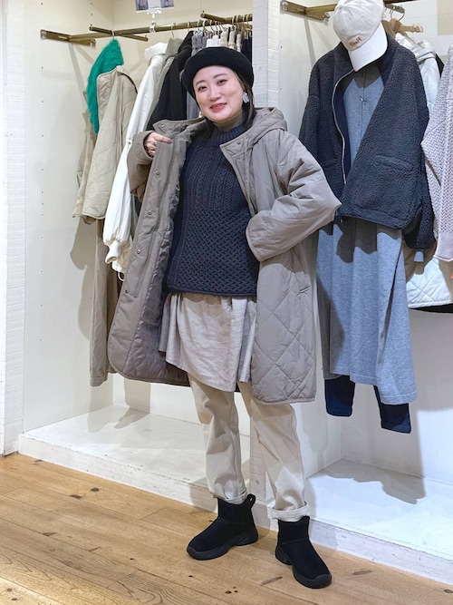 セール】リブモックネックミニワンピース（ワンピース）｜studio CLIP