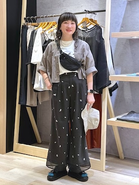 「LEPSIM（レプシィム）のアイテム」を使った、haru.さん（レディース・160cm）の春コーディネート