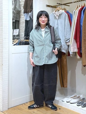 「アイテム（ピアス（両耳用））」を使った、haru.さん（レディース・160cm・30代）の秋コーディネート