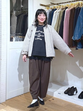 「アイテム（バッグ）」を使った、haru.さん（レディース・160cm・30代）の秋コーディネート