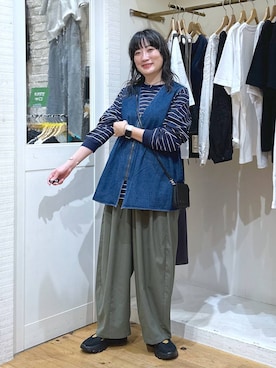「アイテム（財布）」を使った、haru.さん（レディース・160cm）の秋コーディネート