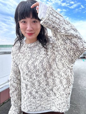 「アイテム（ピアス（両耳用））」を使った、haru.さん（レディース・160cm・30代）の秋コーディネート