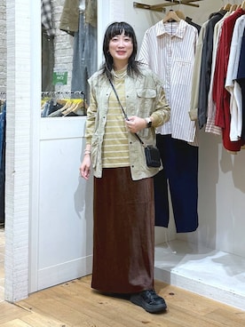 「アイテム（財布）」を使った、haru.さん（レディース・160cm）の秋コーディネート