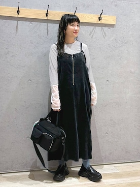 「アイテム（マタニティウェア/グッズ）」を使った、haru.さん（レディース・160cm）の秋コーディネート