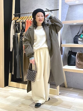 「アイテム（ピアス（両耳用））」を使った、haru.さん（レディース・160cm・30代）の冬コーディネート