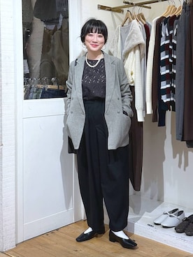 「アイテム（その他シューズ）」を使った、haru.さん（レディース・160cm・30代）の秋コーディネート